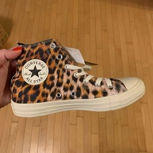 Brand New Leopard Converse High Top